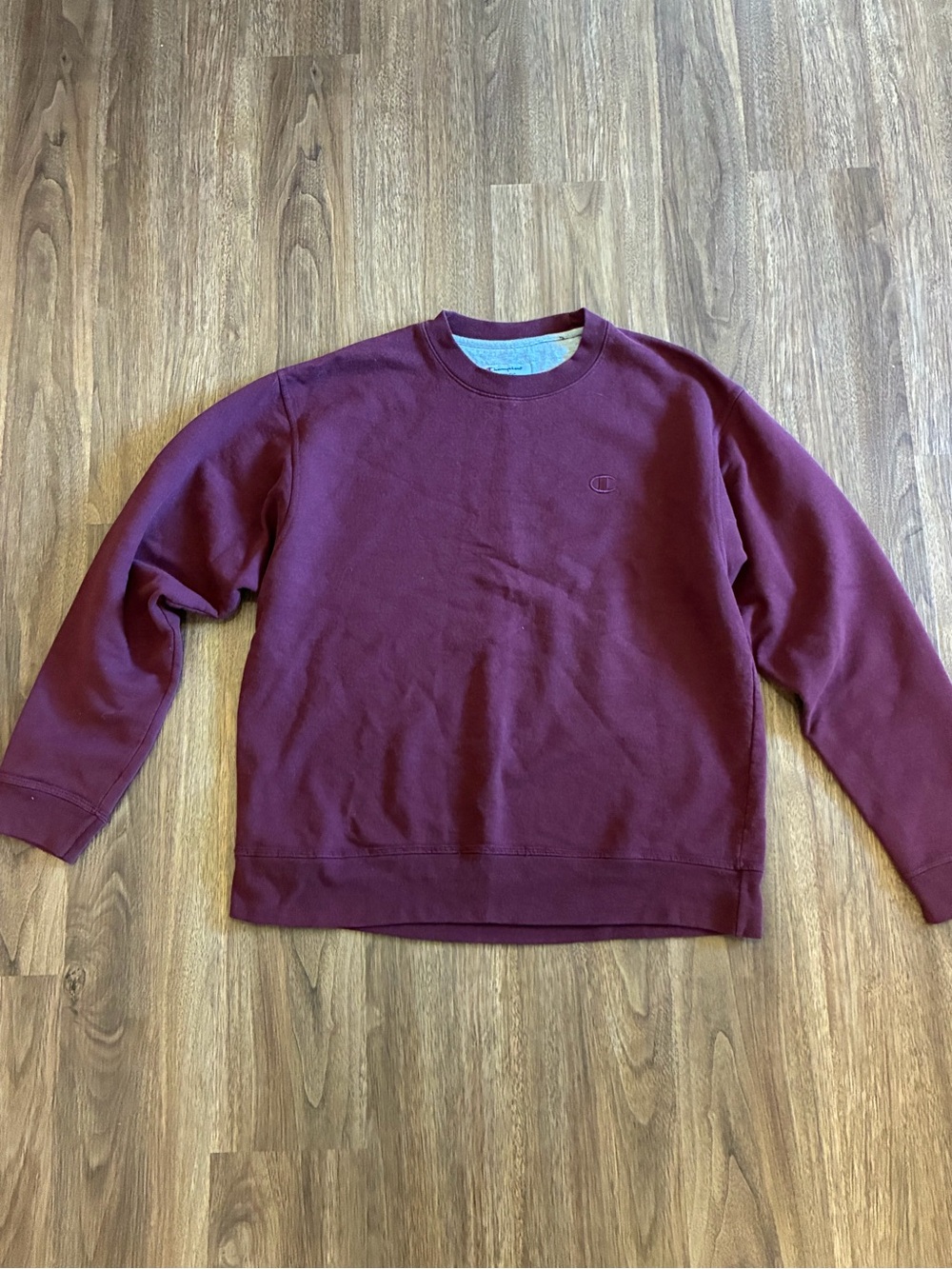 Champion Sweatshirt Men’s Size Large Maroon Athletic Wear